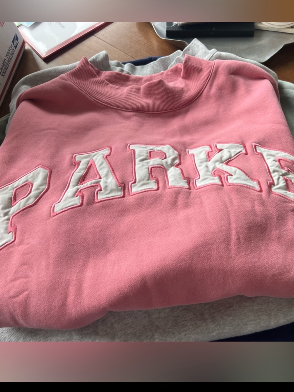 PARKE MOCKNECK in bubblegum L/XL